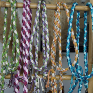 laisse sur-mesure chien paracorde fait main