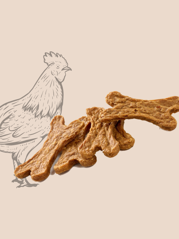 os poulet friandise mastication naturelle chien