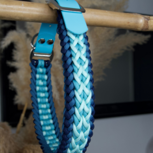 collier chien sur-mesure paracorde biothane fait main